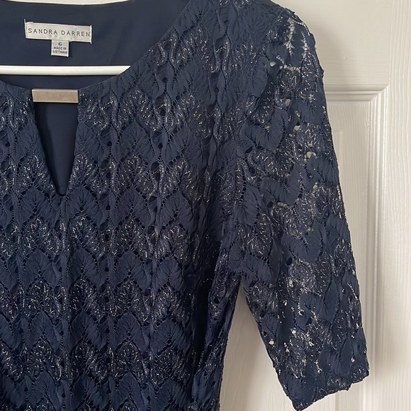 Beautiful Navy cocktail dress. - Picture 3 of 6